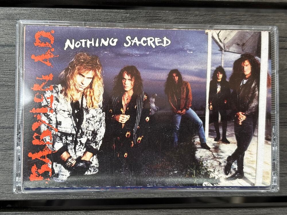 BABYLON A.D. Nothing Sacred CASSETTE 1992 ARISTA 07822-18702-4 Rock Metal Vtg